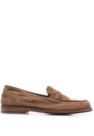 Alberto Fasciani Zoe suede penny loafers - Marrone