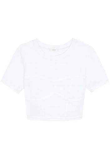 A.L.C. Wren round-neck cropped T-shirt - Bianco