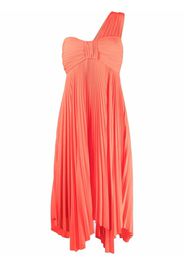 A.L.C. one-shoulder plisse dress - Arancione