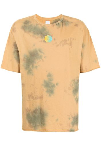 Alchemist T-shirt con fantasia tie dye - Giallo