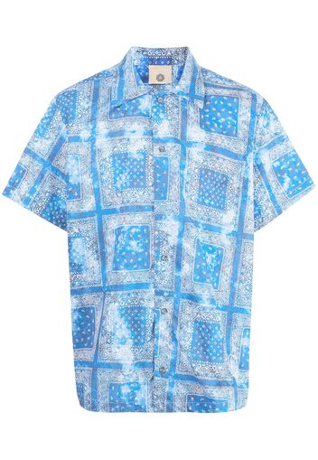 Alchemist graphic-print short-sleeve shirt - Blu