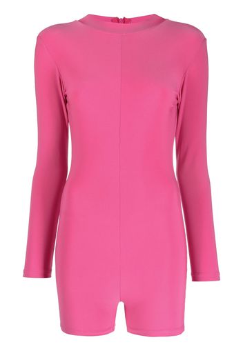 Alchemy long-sleeve playsuit - Rosa