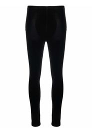 Alchemy velvet skinny trousers - Nero