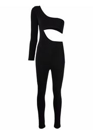 Alchemy asymmetric cut-out catsuit - Nero