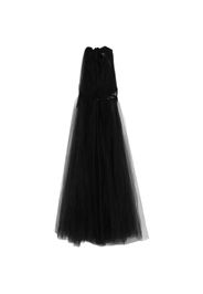 Alchemy halterneck tulle maxi dress - Nero
