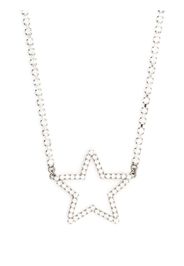 Alessandra Rich crystal-embellished star necklace - Argento