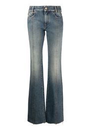 Alessandra Rich flared denim jeans - Blu