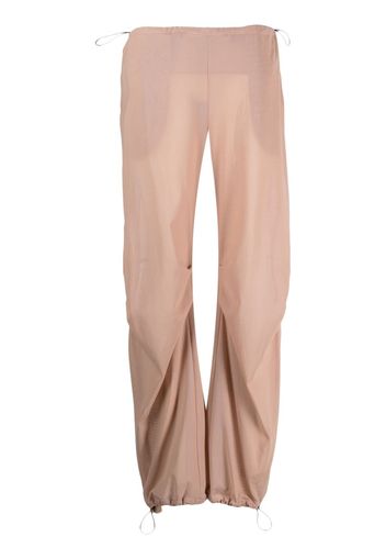 ALESSANDRO VIGILANTE drawstring parachute trousers - Toni neutri