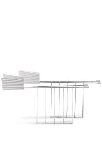 Alessi Plissé Michelle De Lucchi toaster racks set - Argento