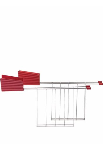 Alessi Plissé toaster tongs - Rosso