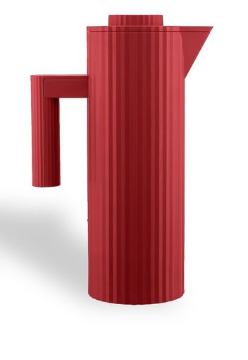 Alessi insulated ribbed-detail jug - Rosso