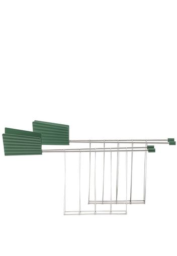 Alessi Plissé toaster racks (set of two) - Verde