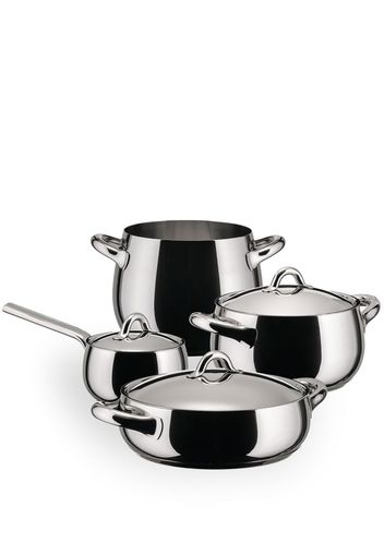 Alessi Mami seven-piece cookware set - Argento