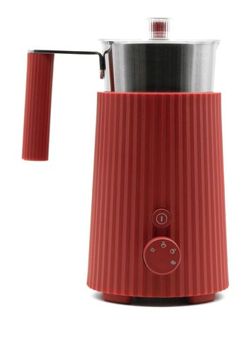 Alessi Plissé multi-function milk frother - Rosso