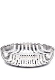 Alessi stainless steel oval fruit holder - Argento