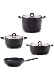 Alessi set of 7 pots and pans - Nero