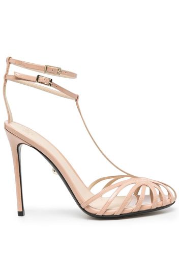 Alevì strappy double buckle pumps - Toni neutri