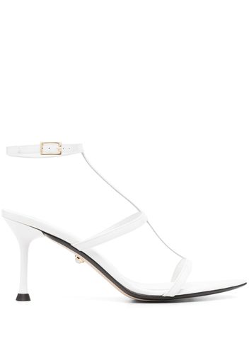 Alevì Kay 85mm calf-leather sandals - Bianco