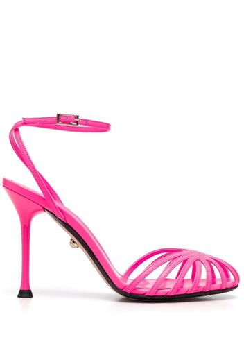 Alevì cut-out leather sandals - Rosa