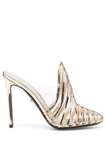 Alevì thin strappy design mules - Oro