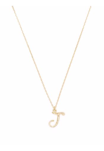 Alex Monroe Collana in oro 18kt Enchanted Twig Alphabet J