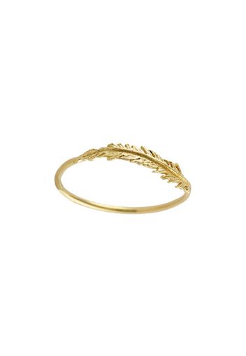 18kt yellow gold Plume Wisp ring