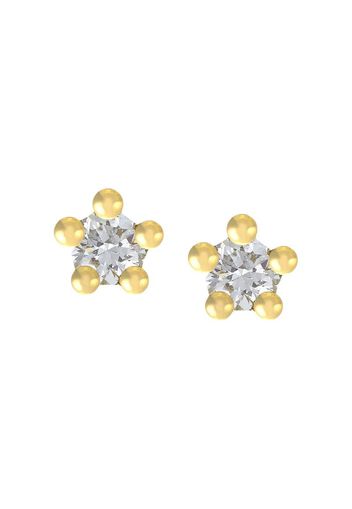 18kt yellow gold Beekeeper diamond studs