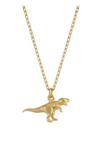 Alex Monroe 18kt yellow gold Teeny Tiny T-Rex necklace - Oro