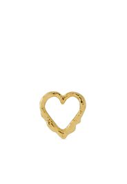 Alex Monroe 18kt yellow gold Teeny Tiny Heart stud single earring - Oro