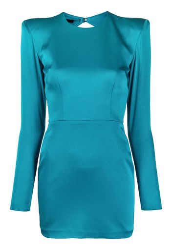 Alex Perry Abito corto con dettagli cut-out Cade - Blu