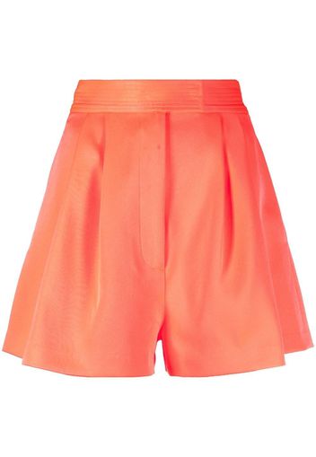 Alex Perry flared high-waisted shorts - Rosa