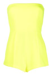 Alex Perry strapless fitted playsuit - Giallo