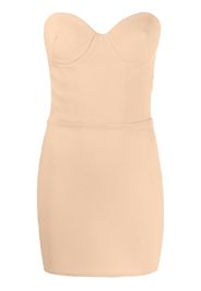 Alex Perry strapless mini dress - Toni neutri