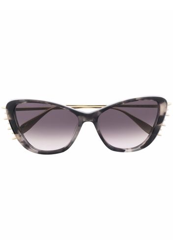 Alexander McQueen Eyewear spike-detail sunglasses - Oro