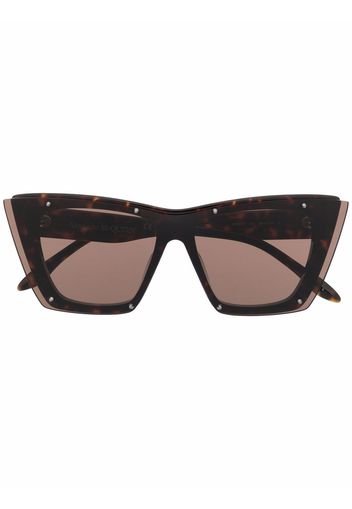 Alexander McQueen Eyewear tortoiseshell cat-eye sunglasses - Marrone