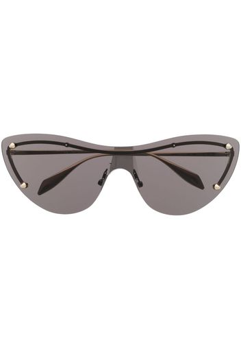 Alexander McQueen Eyewear cat-eye spiked-stud sunglasses - Oro