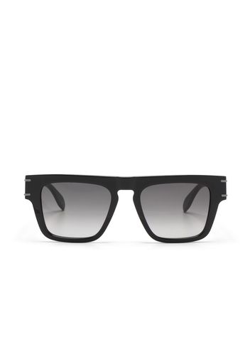 Alexander McQueen Eyewear flat-top rectangular sunglasses - Nero