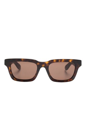 Alexander McQueen Eyewear square-frame sunglasses - Marrone