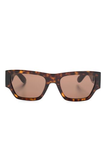 Alexander McQueen Eyewear square-frame sunglasses - Marrone
