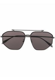 Alexander McQueen Eyewear Occhiali da sole modello aviator - Nero