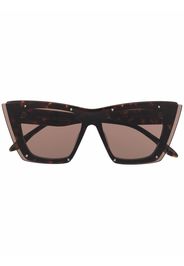 Alexander McQueen Eyewear tortoiseshell cat-eye sunglasses - Marrone