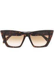 Alexander McQueen Eyewear tortoiseshell cat-eye frame sunglasses - Marrone