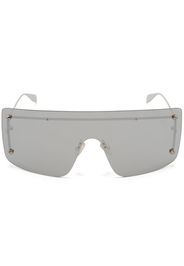 Alexander McQueen Eyewear Occhiali da sole squadrati - Argento