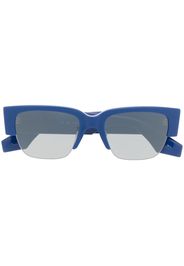 Alexander McQueen Eyewear Occhiali da sole con stampa - Blu
