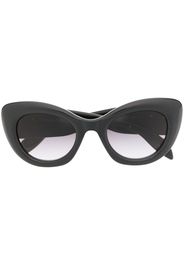 Alexander McQueen Eyewear oversized round-frame sunglasses - Nero