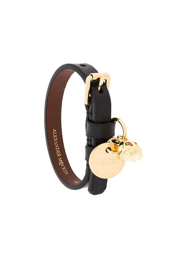 Alexander McQueen Bracciale 'Skull' - Nero