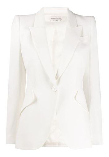 structured shoulder blazer