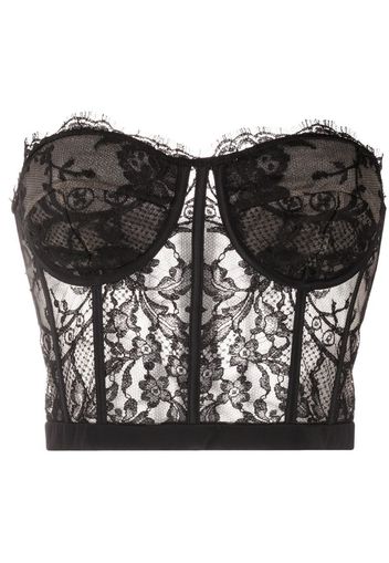 Corsetto in pizzo senza spalline