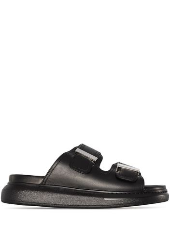 Alexander McQueen Hybrid leather sandals - Nero