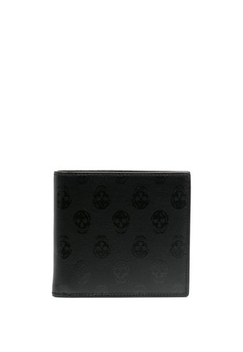 skull-print wallet